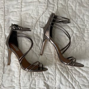 Steve Madden Silver Heels